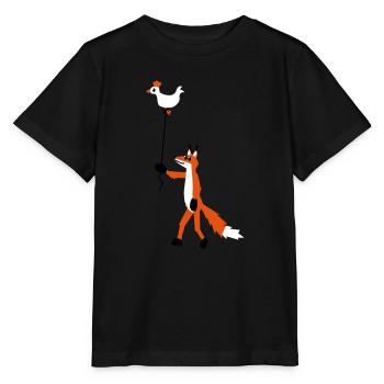 Fuchs und Henne - Stanley/Stella Kinder T-Shirt MINI CREATOR  - Schwarz - Vorne - Mikhail (115cm)