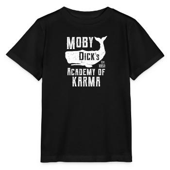 Moby Dick - Academy of Karma - Stanley/Stella MINI CREATOR Kids’ T-Shirt - black - Front - Mikhail (115cm)