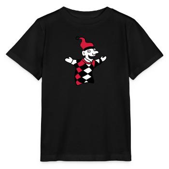 kasperle - Kasperletheater - 3 - Stanley/Stella Kinder T-Shirt MINI CREATOR  - Schwarz - Vorne - Mikhail (115cm)