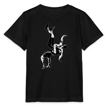 Lutte - T-shirt bio MINI CREATOR Stanley/Stella Enfant - noir - Devant - Mikhail (115cm)