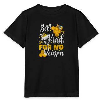 Honig Süß Honigwabe Nutztier - Stanley/Stella Kinder T-Shirt MINI CREATOR  - Schwarz - Vorne - Mikhail (115cm)
