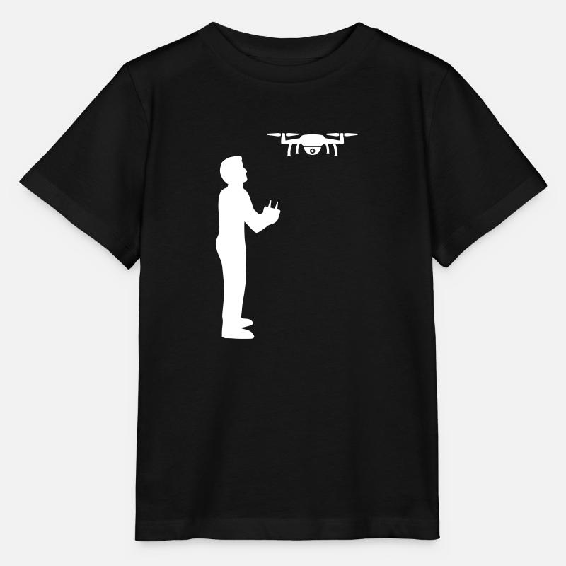 Drohne - Stanley/Stella Kinder T-Shirt MINI CREATOR  - Schwarz