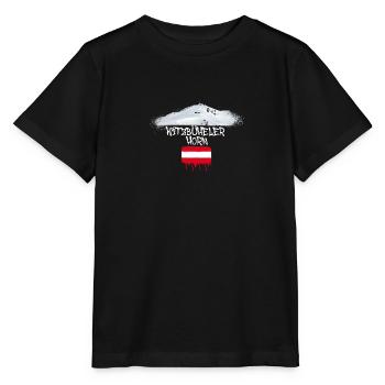 Kitzbüheler Horn,mountain,mountains,austria,ski area - Stanley/Stella MINI CREATOR Kids’ T-Shirt - black - Front - Mikhail (115cm)