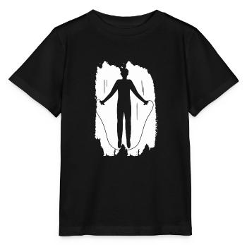 Fitness Sport Endurance Entraînement - T-shirt bio MINI CREATOR Stanley/Stella Enfant - noir - Devant - Mikhail (115cm)