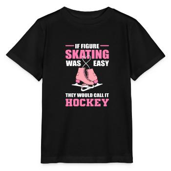 Patinage sur glace Patinage sur glace Patinage sur glace - T-shirt bio MINI CREATOR Stanley/Stella Enfant - noir - Devant - Mikhail (115cm)