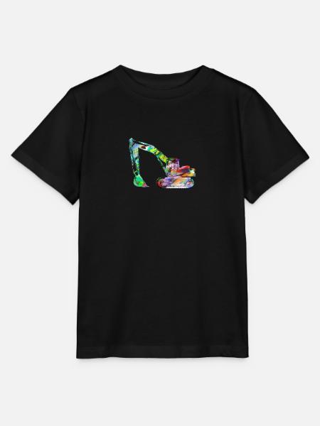 bagger,baufahrzeug,baggerfahren,graffiti - Stanley/Stella Kinder T-Shirt MINI CREATOR  - Schwarz