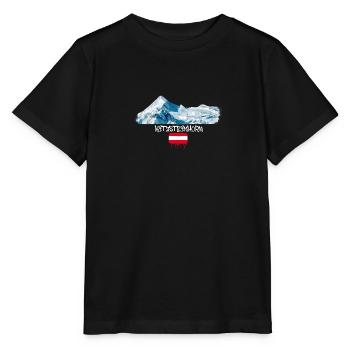 Kitzsteinhorn,mountain,mountains,Austria,ski area,skiing - Stanley/Stella MINI CREATOR Kids’ T-Shirt - black - Front - Mikhail (115cm)