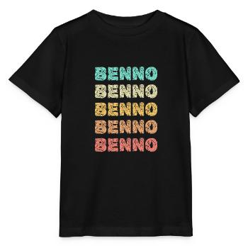 First name Benno - Stanley/Stella MINI CREATOR Kids’ T-Shirt - black - Front - Mikhail (115cm)
