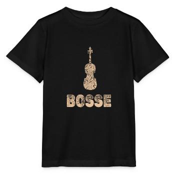 Bosse als Bratsche - Stanley/Stella Kinder T-Shirt MINI CREATOR  - Schwarz - Vorne - Mikhail (115cm)
