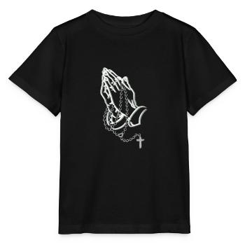 Mains en l’air - T-shirt bio MINI CREATOR Stanley/Stella Enfant - noir - Devant - Mikhail (115cm)