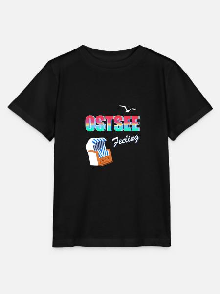 Ostsee Feeling - Stanley/Stella Kinder T-Shirt MINI CREATOR - Schwarz