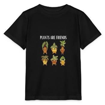 plant - Stanley/Stella MINI CREATOR Kids’ T-Shirt - black - Front - Mikhail (115cm)