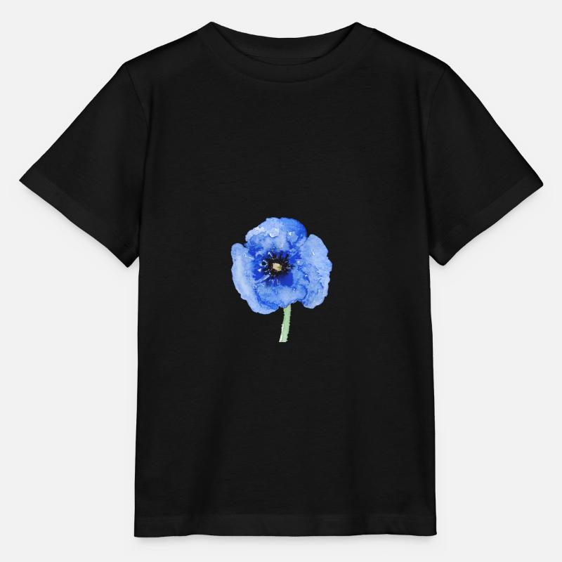 fleur - T-shirt bio MINI CREATOR Stanley/Stella Enfant - noir