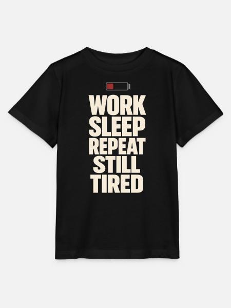 Ausgebrannter Millennial, Müder Erwachsener, - Stanley/Stella Kinder T-Shirt MINI CREATOR - Schwarz