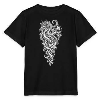 Das Seeungeheuer aus dem Nordmeer - Stanley/Stella Kinder T-Shirt MINI CREATOR  - Schwarz - Vorne - Mikhail (115cm)