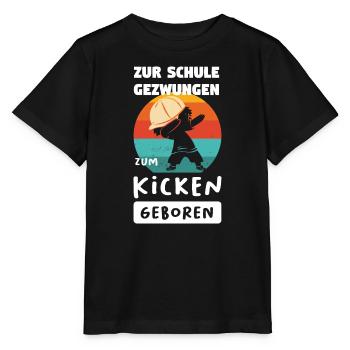 Fußball Dabbing Fußballfan Geschenk - Stanley/Stella Kinder T-Shirt MINI CREATOR  - Schwarz - Vorne - Mikhail (115cm)