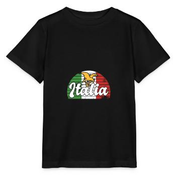 summer italia - Stanley/Stella MINI CREATOR Kids’ T-Shirt - black - Front - Mikhail (115cm)