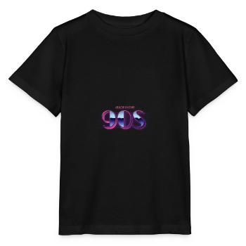 Anniversaire des années quatre-vingt-dix - T-shirt bio MINI CREATOR Stanley/Stella Enfant - noir - Devant - Mikhail (115cm)
