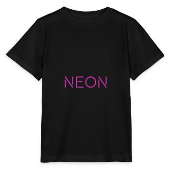 neon logo - Stanley/Stella Kinder T-Shirt MINI CREATOR  - Schwarz - Vorne - Mikhail (115cm)