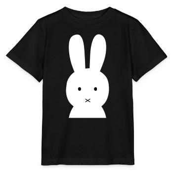 lièvre - T-shirt bio MINI CREATOR Stanley/Stella Enfant - noir - Devant - Mikhail (115cm)