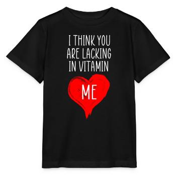 vitamin me funny quote - Stanley/Stella MINI CREATOR Kids’ T-Shirt - black - Front - Mikhail (115cm)