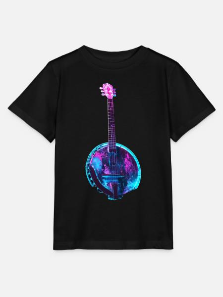 Banjo - Stanley/Stella Kinder T-Shirt MINI CREATOR  - Schwarz
