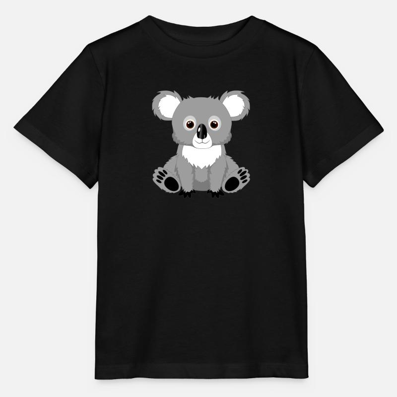 Netter Koala - Stanley/Stella Kinder T-Shirt MINI CREATOR  - Schwarz
