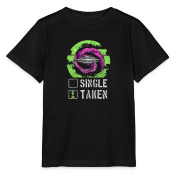 Alien Area 51 Außerirdischer - Stanley/Stella Kinder T-Shirt MINI CREATOR  - Schwarz - Vorne - Mikhail (115cm)