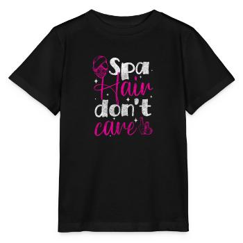Wellness Urlaub Priorität Abschalten - Stanley/Stella Kinder T-Shirt MINI CREATOR  - Schwarz - Vorne - Mikhail (115cm)