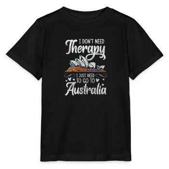 Australie Voyage Pride Pays de vacances - T-shirt bio MINI CREATOR Stanley/Stella Enfant - noir - Devant - Mikhail (115cm)
