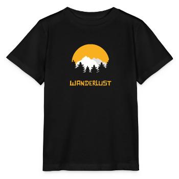 WANDERLUST - TRAVEL - Stanley/Stella Kinder T-Shirt MINI CREATOR  - Schwarz - Vorne - Mikhail (115cm)