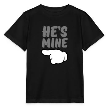 He\'s Mine (Comic Hand) Part 1 - T-shirt bio MINI CREATOR Stanley/Stella Enfant - noir - Devant - Mikhail (115cm)