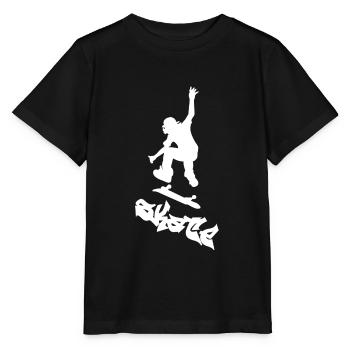 planche à roulettes - T-shirt bio MINI CREATOR Stanley/Stella Enfant - noir - Devant - Mikhail (115cm)