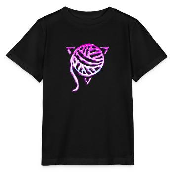 La Pelote de laine - Année 80 - T-shirt bio MINI CREATOR Stanley/Stella Enfant - noir - Devant - Mikhail (115cm)
