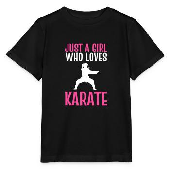 Karate Selbstverteidigung Kampfsport - Stanley/Stella Kinder T-Shirt MINI CREATOR  - Schwarz - Vorne - Mikhail (115cm)