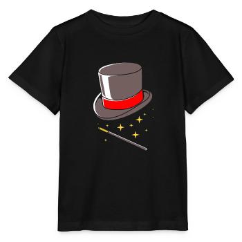 magicien magicien - T-shirt bio MINI CREATOR Stanley/Stella Enfant - noir - Devant - Mikhail (115cm)