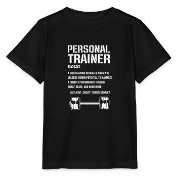 Trainer - Stanley/Stella MINI CREATOR Kids’ T-Shirt - black - Front - Mikhail (115cm)