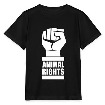 ANIMAL RIGHTS - Stanley/Stella MINI CREATOR Kids’ T-Shirt - black - Front - Mikhail (115cm)