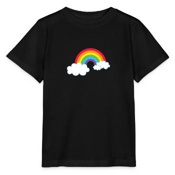 Arc-en-ciel - T-shirt bio MINI CREATOR Stanley/Stella Enfant - noir - Devant - Mikhail (115cm)