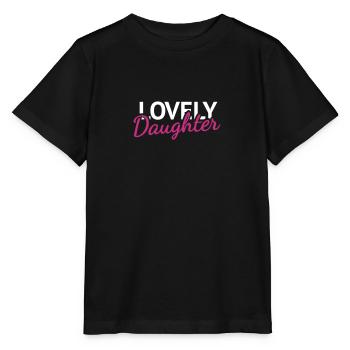 Lovely Daughter - Stanley/Stella MINI CREATOR Kids’ T-Shirt - black - Front - Mikhail (115cm)