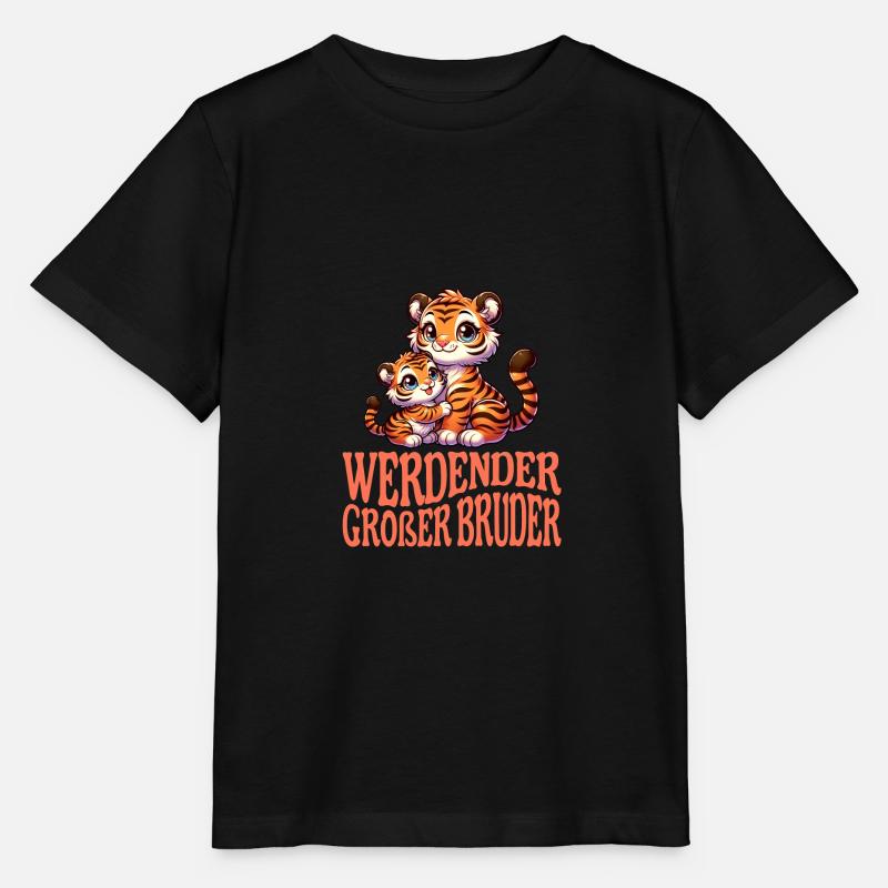 werdender Großer Bruder - Stanley/Stella Kinder T-Shirt MINI CREATOR  - Schwarz