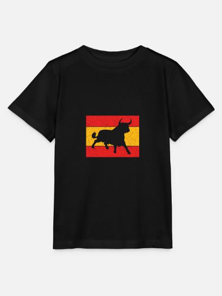Stier Toro | Spanien | wilder Stier - Stanley/Stella Kinder T-Shirt MINI CREATOR - Schwarz