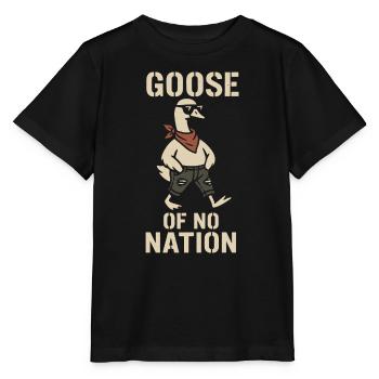 Funny Geese Meme Chaos Honk Certified Silly - Stanley/Stella MINI CREATOR Kids’ T-Shirt - black - Front - Mikhail (115cm)