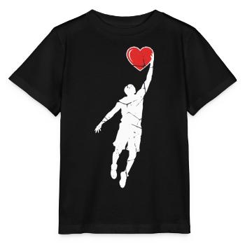 Heart Dunk - T-shirt bio MINI CREATOR Stanley/Stella Enfant - noir - Devant - Mikhail (115cm)