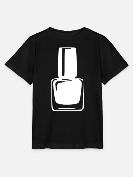 Nagellack Kosmetik Geschenkidee Nagelstudio - Stanley/Stella Kinder T-Shirt MINI CREATOR  - Schwarz