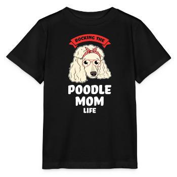Pudel Pudel Mama Pudel Geschenk - Stanley/Stella Kinder T-Shirt MINI CREATOR  - Schwarz - Vorne - Mikhail (115cm)
