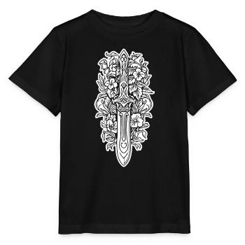 Knife Cutler Knife Lover - Stanley/Stella MINI CREATOR Kids’ T-Shirt - black - Front - Mikhail (115cm)