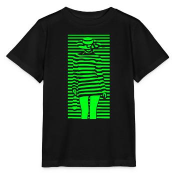 Beautiful female paint fashion colorful woman art - Stanley/Stella MINI CREATOR Kids’ T-Shirt - black - Front - Mikhail (115cm)