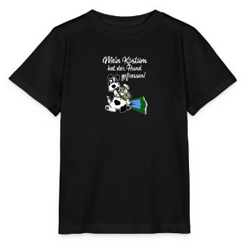 mein kostüm hat der hund gefressen, kostüm,hund - Stanley/Stella Kinder T-Shirt MINI CREATOR  - Schwarz - Vorne - Mikhail (115cm)