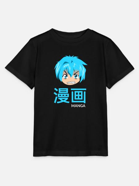 manga blå - Stanley/Stella T-shirt MINI CREATOR til børn - sort